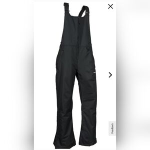 WOMEN'S Arctix Essential Black Insulated Snow Bib Overalls (Small)(31L)☃️